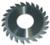 Magnate CN2377 Conical Scoring Saw Blade, 45mm Bore - 125mm Diameter; 24 Tooth; 4.4/5.4mm Kerf; 3.2mm Plate; Compatible with Giben Panel Saw, Carbide Tipped, ATB Grind