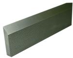 Magnate CS25422 25" M2 Corrugated Back Molder Knife - 2-3/4" Width; 1/4" Thickness; 1 Knife/Package, 60 degree Corrugated, 40 degree Bevel Edged