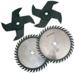 Skarpaz D630 Industrial Dado Set - 2 Tooth Chippers - 6" Diameter; 30 Tooth; 5/8" Bore; Max. 13/16" Kerf; Carbide Tipped