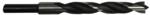 Magnate DBP105 Brad Point Drill Bit - 5/32" Drill Diameter; 5/32" Shank Diameter; 1-3/4" Flute Height; 3" Overall Length; Chrome VMdlum Steel, Pouched