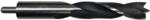 Magnate DBP117 Brad Point Drill Bit - 5/8" Drill Diameter; 3/8" Shank Diameter; 4-3/4" Flute Height; 7" Overall Length; Chrome VMdlum Steel, Pouched