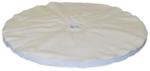 Magnate DFM1516114 Domet Flannel Buffing Wheel - 15" Diameter; 1-1/4" Hole Diameter; 16 Ply; 1 Count/Pack