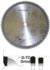 Magnate DM1221 DM0756 Double Face Melamine & Solid Surface - 7-1/4" Diameter; 60 Tooth; 1" Bore - 12" Diameter; 100 Tooth; 0 degree Hook; .126" Kerf; .095" Plate; Carbide Tipped, D-TC Grind