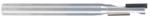 Amana DRB-190 PCD Tipped Compression Router Bit - 1+1 Flute; 1/4" Cutting Diameter; 3/4" Cutting Height; 1/4" Shank Diameter; 2-3/4" Overall Length; 1-3/4" Shank Length; Max 24,000 RPM; Right-Handed