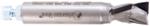 Amana DRB-240 PCD Tipped Compression Router Bit - 2+2 Flute; 1/2" Cutting Diameter; 3/4" Cutting Height; 1/2" Shank Diameter; 2-3/4" Overall Length; 1-49/64" Shank Length; Max 24,000 RPM; Right-Handed