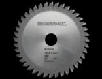 Skarpaz EB1254L20 Edge Banding Saw Blade - 125mm Diameter; 40 Tooth; 20mm Bore; 0Left Grind; 2.0mm Plate; 3.2mm Kerf; Teeth are beveled in left position only