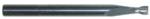 Magnate EM1109 End Mills, 2-Flute Solid Carbide - 1/8" Mill Diameter; 1/8" Shank Diameter; 1/4" Flute Height; 1-1/2" Overall Length; Single End Center Cutting, Stub Length, Right Hand, 30 degree Helix