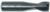 Magnate EM1149 End Mills, 2-Flute Solid Carbide - 1/2" Mill Diameter; 1/2" Shank Diameter; 5/8" Flute Height; 2-1/2" Overall Length; Single End Center Cutting, Stub Length, Right Hand, 30 degree Helix