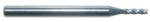 Magnate EM1202 End Mills, 4-Flute Solid Carbide - 1/16" Mill Diameter; 1/4" Flute Height; 1/8" Shank Diameter; 1-1/2" Overall Length; Single End Center Cutting, Regular Length, Right Hand, 30 degree Helix