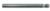 Magnate EM1205 End Mills, 4-Flute Solid Carbide - 1/16" Mill Diameter; 1/8" Shank Diameter; 1/8" Flute Height; 1-1/2" Overall Length