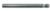 Magnate EM1217 End Mills, 4-Flute Solid Carbide - 5/32" Mill Diameter; 3/16" Shank Diameter; 5/16" Flute Height; 2" Overall Length; Single End Center Cutting, Stub Length,Right Hand, 30 degree Helix