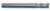 Magnate EM1224 End Mills, 4-Flute Solid Carbide - 15/64" Mill Diameter; 1/4" Shank Diameter; 3/4" Flute Height; 2-1/2" Overall Length