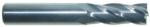 Magnate EM1242 End Mills, 4-Flute Solid Carbide - 3/8" Mill Diameter; 7/8" Flute Height; 3/8" Shank Diameter; 2-1/2" Overall Length; Single End Center Cutting, Regular Length, Right Hand, 30 degree Helix