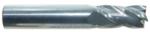Magnate EM1248 End Mills, 4-Flute Solid Carbide - 27/64" Mill Diameter; 7/8" Flute Height; 7/16" Shank Diameter; 2-1/2" Overall Length; Single End Center Cutting, Regular Length, Right Hand, 30 degree Helix