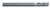 Magnate EM1276 End Mills, 4-Flute Solid Carbide - 3mm Mill Diameter; 3mm Shank Diameter; 10mm Flute Height; 38mm Overall Length