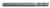 Magnate EM1285 End Mills, 4-Flute Solid Carbide - 18mm Mill Diameter; 18mm Shank Diameter; 36mm Flute Height; 100mm Overall Length; Single End Center Cutting, Metric, Right Hand, 30 degree Helix