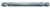 Magnate EM1419 End Mills, 4-Flute Solid Carbide - 3/16" Mill Diameter; 3/16" Shank Diameter; 3/8" Flute Height; 2" Overall Length
