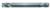 Magnate EM1427 End Mills, 4-Flute Solid Carbide - 1/4" Mill Diameter; 1/4" Shank Diameter; 1/2" Flute Height; 2-1/2" Overall Length; Double End Center Cutting, Right Hand, 30 degree Helix