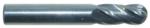 Magnate EM1517 End Mills, Ball Nose, 4-Flute Solid Carbide - 3/8" Mill Diameter; 3/8" Shank Diameter; 7/8" Flute Height; 2-1/2" Overall Length; Single End Center Cutting, Right Hand, 30 degree Helix