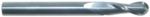 Magnate EM1566 End Mills, Ball Nose, 2-Flute Solid Carbide - 1/16" Mill Diameter; 1/8" Shank Diameter; 1/4" Flute Height; 1-1/2" Overall Length; Single End Center Cutting, Right Hand, 30 degree Helix