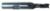 Magnate EM2006 End Mills, Cobalt M42 Roughing, Coarse Pitch - 1/4" Mill Diameter; 3/8" Shank Diameter; 5/8" Flute Height; 3 Flute; 2-7/16" Overall Length; Non-Center Cutting, Right Hand, 30 degree Helix, Sinusoidal Tooth