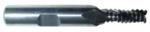 Magnate EM2006 End Mills, Cobalt M42 Roughing, Coarse Pitch - 1/4" Mill Diameter; 3/8" Shank Diameter; 5/8" Flute Height; 3 Flute; 2-7/16" Overall Length; Non-Center Cutting, Right Hand, 30 degree Helix, Sinusoidal Tooth