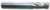 Magnate EM2010 End Mills, Cobalt M42 Roughing, Coarse Pitch - 3/8" Mill Diameter; 3/8" Shank Diameter; 3/4" Flute Height; 4 Flute; 2-1/2" Overall Length; Non-Center Cutting, Right Hand, 30 degree Helix, Sinusoidal Tooth
