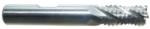 Magnate EM2010 End Mills, Cobalt M42 Roughing, Coarse Pitch - 3/8" Mill Diameter; 3/8" Shank Diameter; 3/4" Flute Height; 4 Flute; 2-1/2" Overall Length; Non-Center Cutting, Right Hand, 30 degree Helix, Sinusoidal Tooth