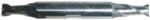 Magnate EM2412 End Mills, Cobalt M42, 2 Flute Double End Center Cutting - 9/32" Mill Diameter; 3/8" Shank Diameter; 9/16" Flute Height; 3-1/8" Overall Length