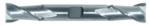 Magnate EM2418 End Mills, Cobalt M42, 2 Flute Double End Center Cutting - 3/8" Mill Diameter; 3/8" Shank Diameter; 9/16" Flute Height; 3-1/8" Overall Length; Right Hand, 30 degree Helix, Weldon Shank