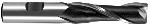 Magnate EM2616 End Mills, Cobalt M42, 2 Flute Single End Center Cutting - 1/2" Mill Diameter; 1/2" Shank Diameter; 1" Flute Height; 3" Overall Length; Right Hand, 30 degree Helix, Weldon Shank