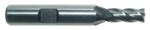 Magnate EM2706 End Mills, Cobalt M42, 4 Flute Single End Center Cutting - 1/4" Mill Diameter; 3/8" Shank Diameter; 5/8" Flute Height; 2-7/16" Overall Length