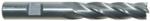 Magnate EM2733 End Mills, Cobalt M42, 6 Flute Single End Center Cutting - 1-1/4" Mill Diameter; 1-1/4" Shank Diameter; 4" Flute Height; 6-1/2" Overall Length; Right Hand, 30 degree Helix, Weldon Shank