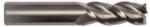 Magnate EM4041 Solid Carbide Aluminum Cutting End Mill - 3/8" Mill Diameter; 5/8" Flute Height; 3/8" Shank Diameter; 2" Overall Length; 2 Flute; 45-Degree Helix, Single End Center Cutting, Right-Handed