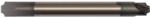 Magnate EMT0441 TiAlN Coated Corner Rounding End Mill - Small Diameter; .015" Corner Radius; 5/16" Shank Diameter; 2-1/2" Overall Length; 3 Flute; Solid Carbide, 35-Degree Helix, Double-Ended, Right-Handed