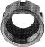 Magnate ER11HSN ER Collet Nut - For ER11 Collet; 19mm Outside Diameter; 14mm x .75 Inside Diameter; 11.80mm Length