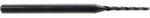 MAGNATE FE0-202 Flat End 1/2 (0.5) Degree Tapered End Mill - 1/8" Tip; 1/2" Flute Height; 3/16" Shank Diameter; 2-1/2" Overall Length; 3 Flute; Solid Carbide, Up-Cut