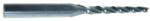 MAGNATE FE1-307 Flat End 1 Degree Tapered End Mill - 3/16" Tip; 1-3/4" Flute Height; 1/4" Shank Diameter; 4" Overall Length; 3 Flute; Solid Carbide, Up-Cut