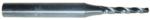 MAGNATE FE2-002 Flat End 2 Degree Tapered End Mill - 1/16" Tip; 1/2" Flute Height; 1/8" Shank Diameter; 2" Overall Length; 3 Flute; Solid Carbide, Up-Cut