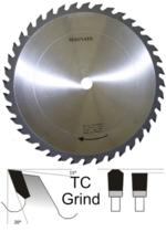 Magnate GR161 Glue Line Rip Saw Blade - 16" Diameter; 36 Tooth; 1" Bore; .170" Kerf; .120" Plate; Carbide Tipped, 20 DegreeHook, TC Grind