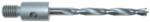 Magnate H62006 Brad Point 7/16"-14 Shank Drill Bit - 7/32" Cutting Diameter; 3" Cutting Length, 4-1/2" Overall Length, Right Rotation, High Speed Steel (HSS) Dowel