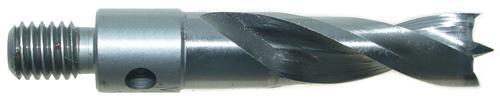 Magnate H62013 Brad Point 7/16-14 Threaded Shank HSS Drill Bit - 17/32  Cutting Diameter