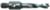 Magnate H62033 Brad Point 7/16"-14 Threaded Shank HSS Drill Bit - 3/8" Cutting Diameter