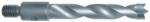 Magnate H62034 Brad Point 7/16"-14 Threaded Shank HSS Drill Bit - 7/16" Cutting Diameter