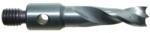 Magnate H62035 Brad Point 7/16"-14 Threaded Shank HSS Drill Bit - 1/2" Cutting Diameter