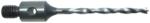 Magnate H62041 Brad Point 7/16"-14 Shank Drill Bit - 3/16" Cutting Diameter; 3" Cutting Length, 4-1/2" Overall Length, Right Rotation, High Speed Steel (HSS) Dowel