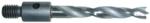 Magnate H62045 Brad Point 7/16"-14 Shank Drill Bit - 11/32" Cutting Diameter; 3" Cutting Length, 4-1/2" Overall Length, Right Rotation, High Speed Steel (HSS) Dowel