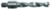 Magnate H62048 Brad Point 7/16"-14 Shank Drill Bit - 7/16" Cutting Diameter; 3" Cutting Length, 4-1/2" Overall Length, Right Rotation, High Speed Steel (HSS) Dowel