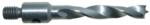 Magnate H62048 Brad Point 7/16"-14 Shank Drill Bit - 7/16" Cutting Diameter; 3" Cutting Length, 4-1/2" Overall Length, Right Rotation, High Speed Steel (HSS) Dowel