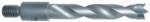 Magnate H62050 Brad Point 7/16"-14 Shank Drill Bit - 1/2" Cutting Diameter; 3" Cutting Length, 4-1/2" Overall Length, Right Rotation, High Speed Steel (HSS) Dowel